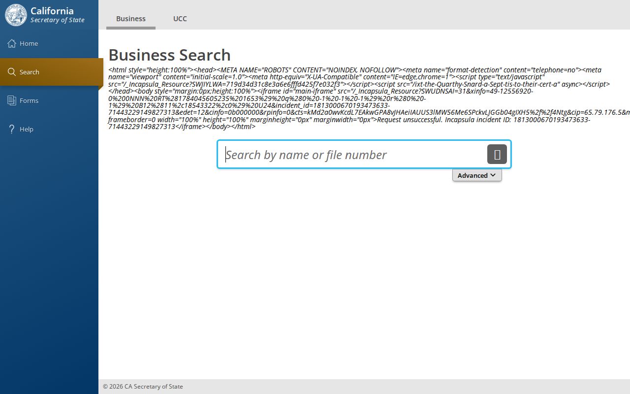 Pleasanton people directories access to California bizfile business search