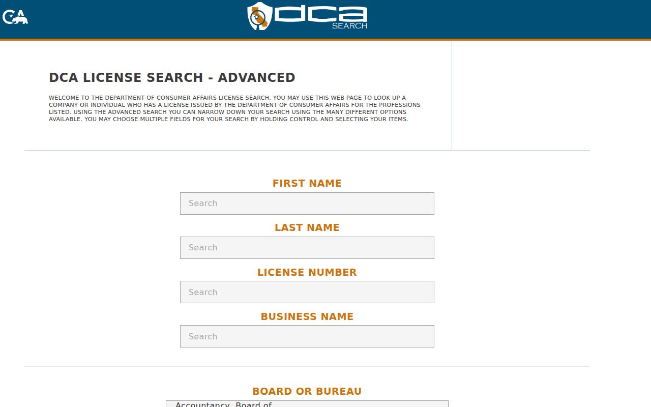 Pleasanton voter records alternative professional license search